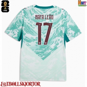 Portugal Rafael Leao #17 Bortatröja VM 2026 Kortärmad